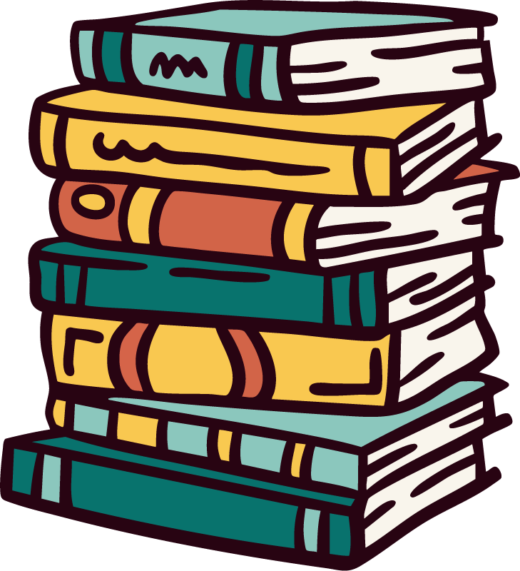 Pile of Books decorative image